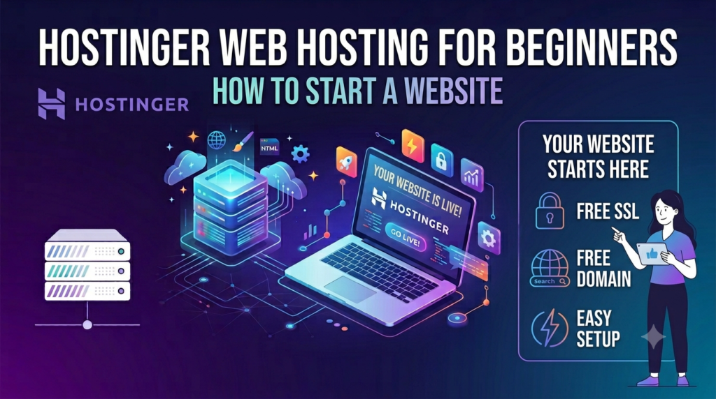 Hostinger web hosting for beginners