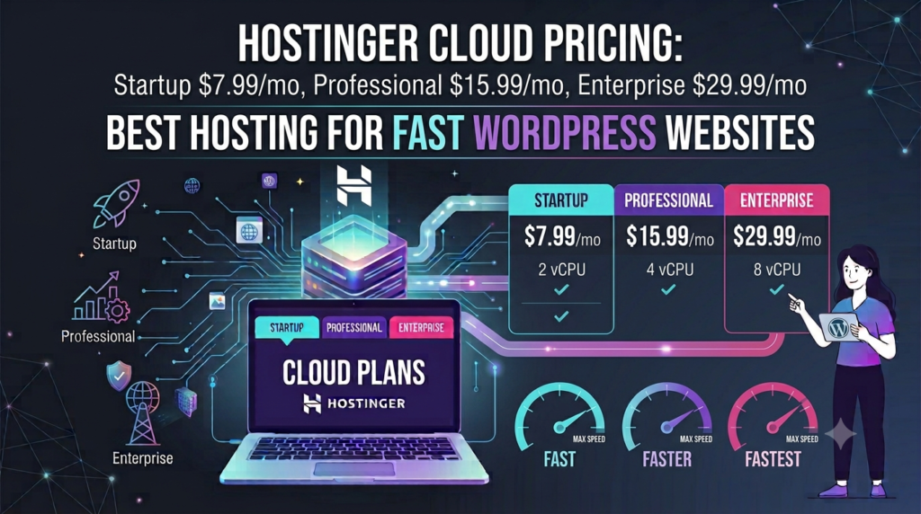Hostinger Cloud Pricing, plans