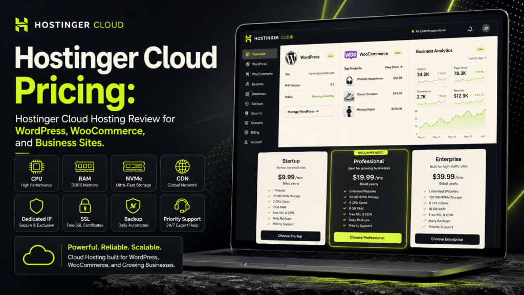 Hostinger Cloud Pricing