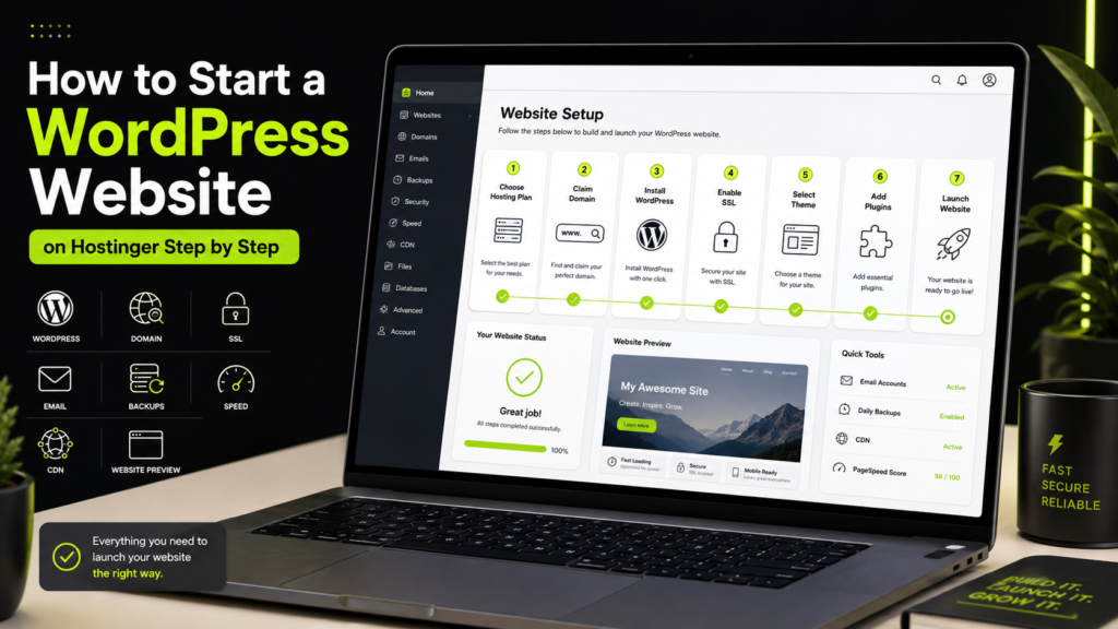 WordPress Website on Hostinger