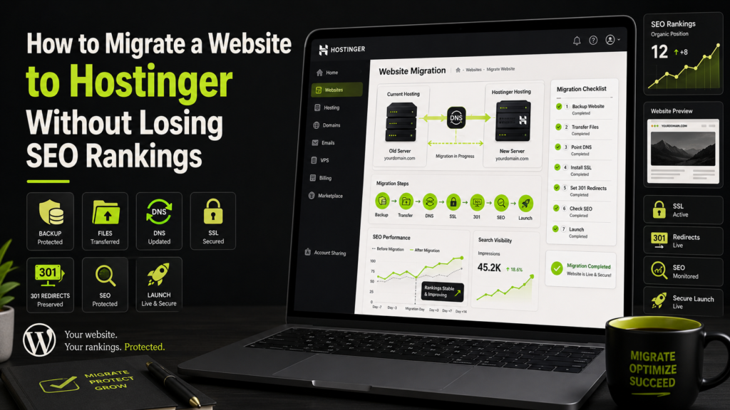 Migrate Website to Hostinger