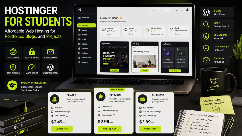 Hostinger for students