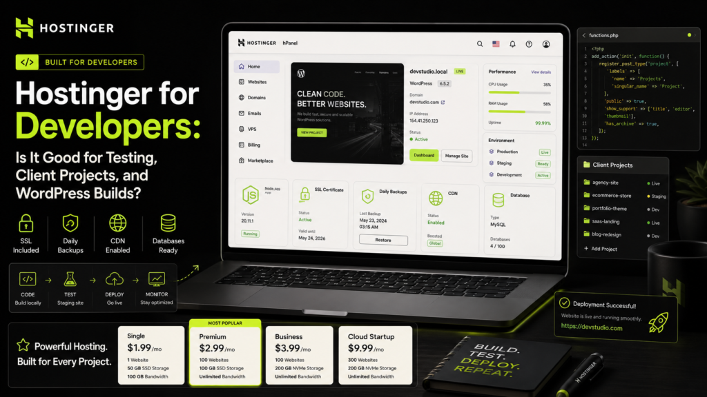 Hostinger for Developers