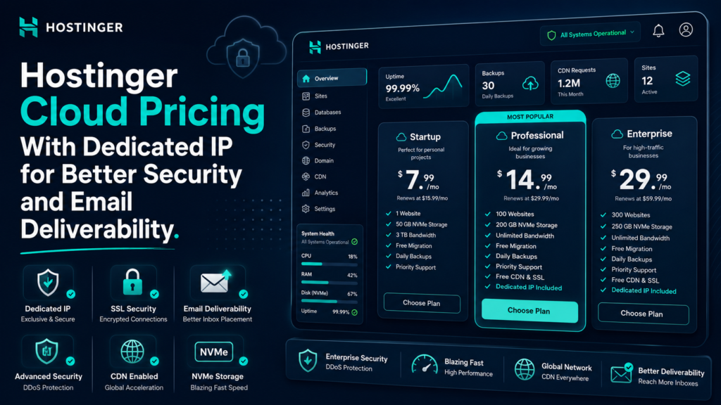 Hostinger Cloud Pricing